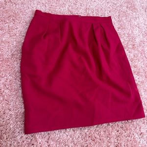 Vintage 90s hot pink mini skirt size 10